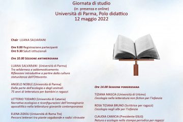 Convegno Parma 12 maggio 2022 - Giornata di studio sull’impegno ecologico-ambientalistico e animalista della letteratura giovanile